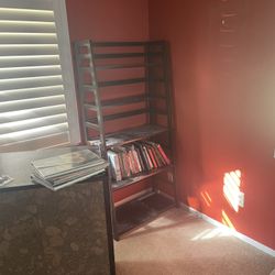 2 x Wooden Ladder Style Bookshelves Dimensions Are W 30” x D 15” (at its Deepest) x H 63” 