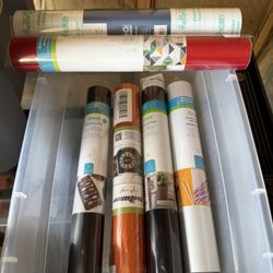 5 Rolls Of Vinyl 1 Roll Of Transfer Tape