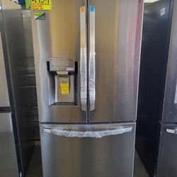 LG ThinQ French Door Counter Depth Refrigerator 22 Cubic Feet