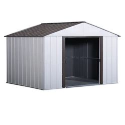 Arrow 10-ft x 8-ft High Point Galvanized Steel Metal Shad Sheed