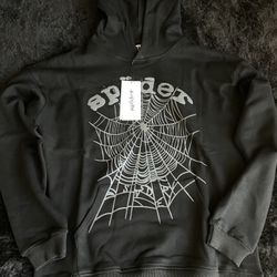 Men’s Sp5der Black Hoodie