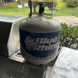 Blue Rhino propane tank, completely full and ready to use