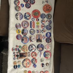 Vintage Political Pin Collection