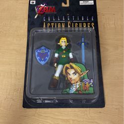 Nintendo 64 Collectible Action Figures - Legend Of Zelda Ocarina Of Time - Link