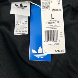 Adidas Firebird Track Top – Women’s L (Fits Like Men’s XL / Oversized)
