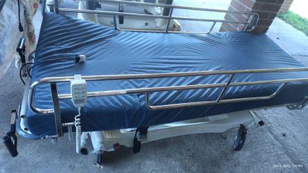 Electric Hospital Bed with Mattress and Rails