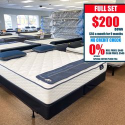 Full Size Bed Set $200 Down