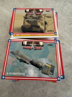 Desert Storm Trading Cards Lot