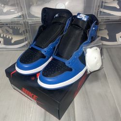 Jordan 1 Retro High OG Dark Marina Blue - Size:9 M
