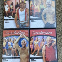 4 Cardio Strip Exercise DVDs