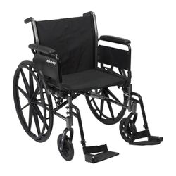  Wide Light Weight Wheelchair / Drive Medical Cruiser III/ 20”