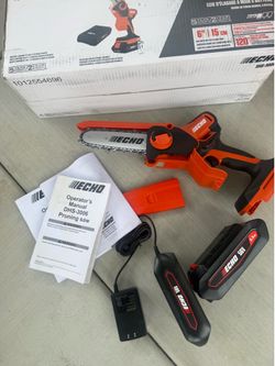 New 56V 6 in. Brushless Cordless Battery Powered Handheld Mini Pruning Chainsaw Kit with 2.5Ah Battery and Compact Charger