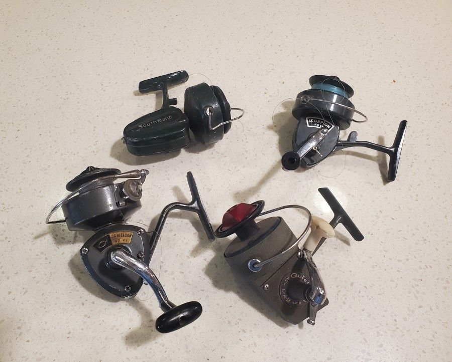 4 Vintage Fishing Reels