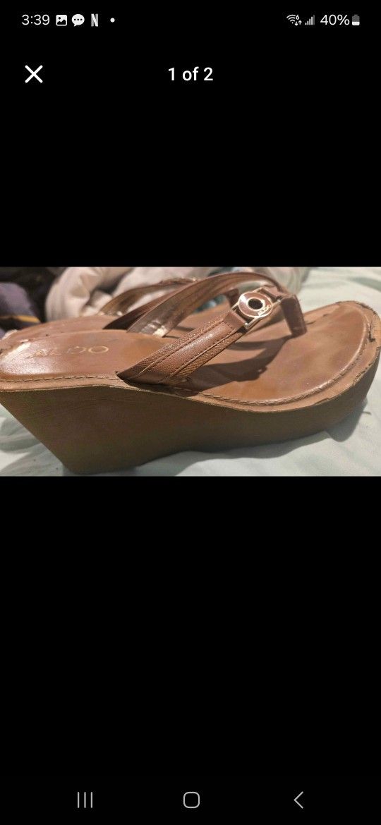 Wedge Sandals Size 7.5