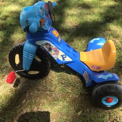 Nice Kids Rescue Pups Big Wheel With Sounds Only $25 Firm