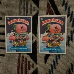 Garbage Pail Kids 184A 184B Trading Card Sticker 