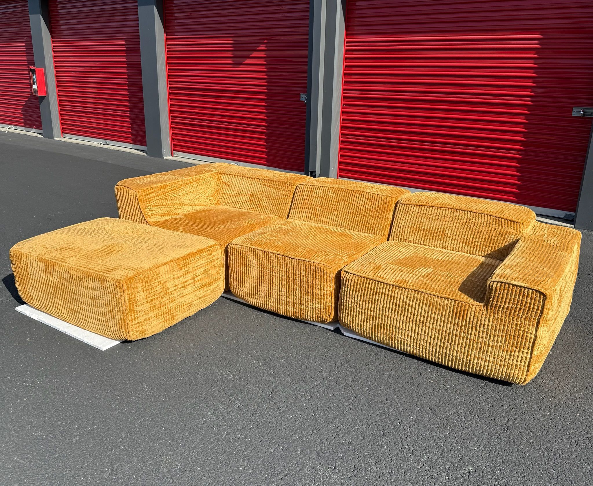 Brand New 4 Piece Modular Plush Sofa Set