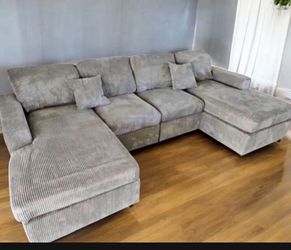 New! Super Comfy ~ Luxurious Soft Touch Sofa Sectional! 