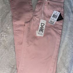 New pink pants Size 0 Stretchy