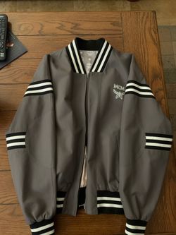 MCM Grey lamb leather jacket