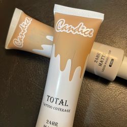 Candice Total Tattoo Coverage Liquid Foundation 2 shades 