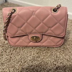 guess pink purse