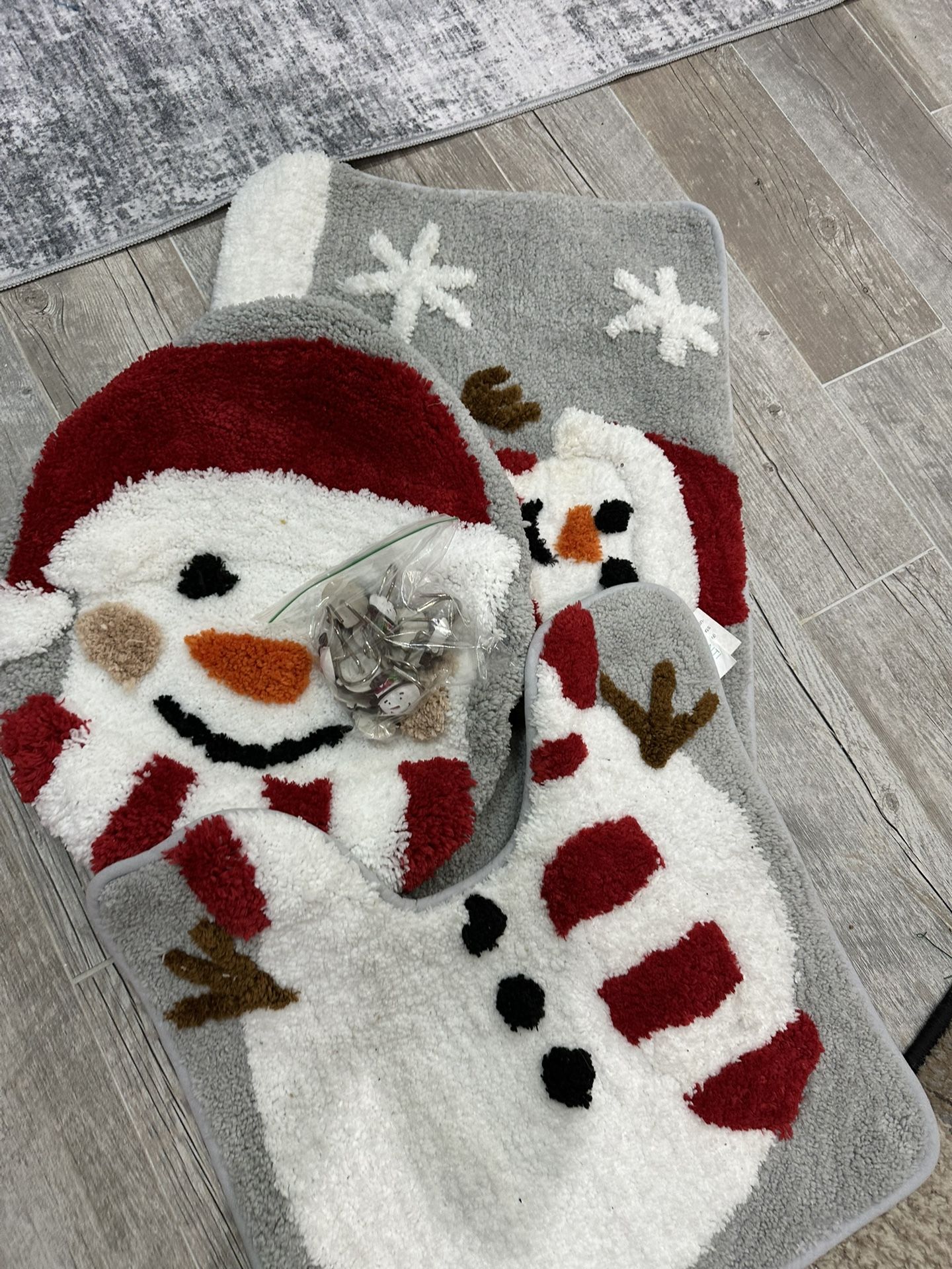 Bathroom Set Christmas Skirts