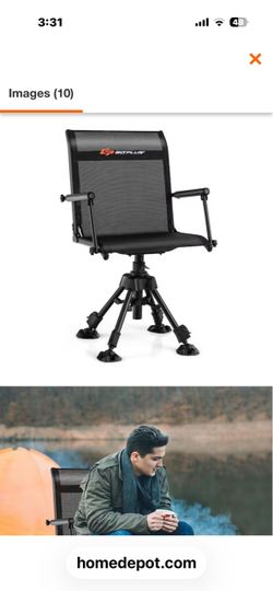 NewGoplus 360° Swivel Hunting Blind Chair