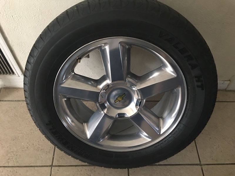 20” Rims and tires just had the Rims refinish the tires or 3month old but will Negotiate price
