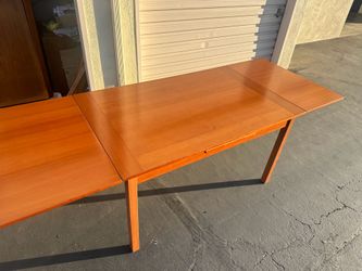 Danish Teak Wood Dining Table