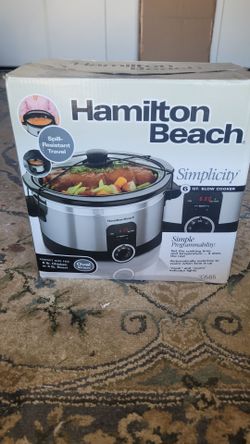 Hamilton Beach 6 qt. slow cooker