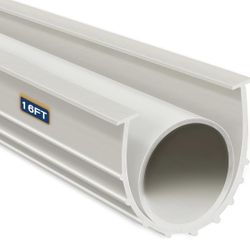 16 Feet Garage Door Bottom Rubber Seal, Universal Weatherproof Threshold Buffer Seal Rubber, 5/16" T-End, 33/4" Width.