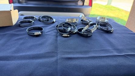 Stainless Steel Hose Clamps Set of 18