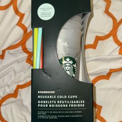 Starbucks Reusable Color-Change Confetti Cold Cups