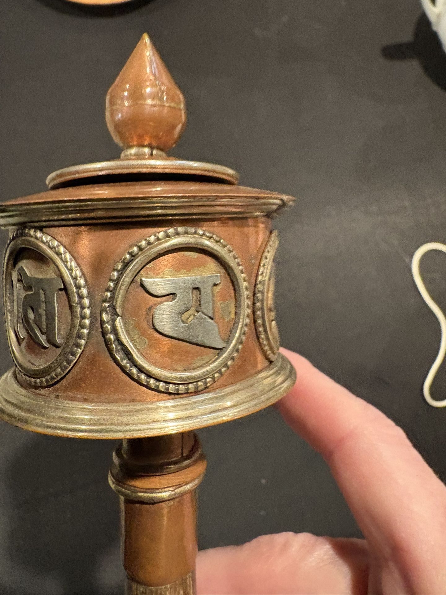 Tibetan prayer wheel