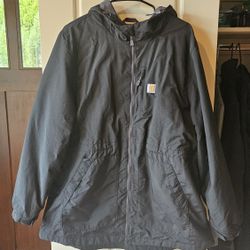 Women's XXL Black Rain Defender Carhartt Jacket