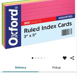 Index Cards