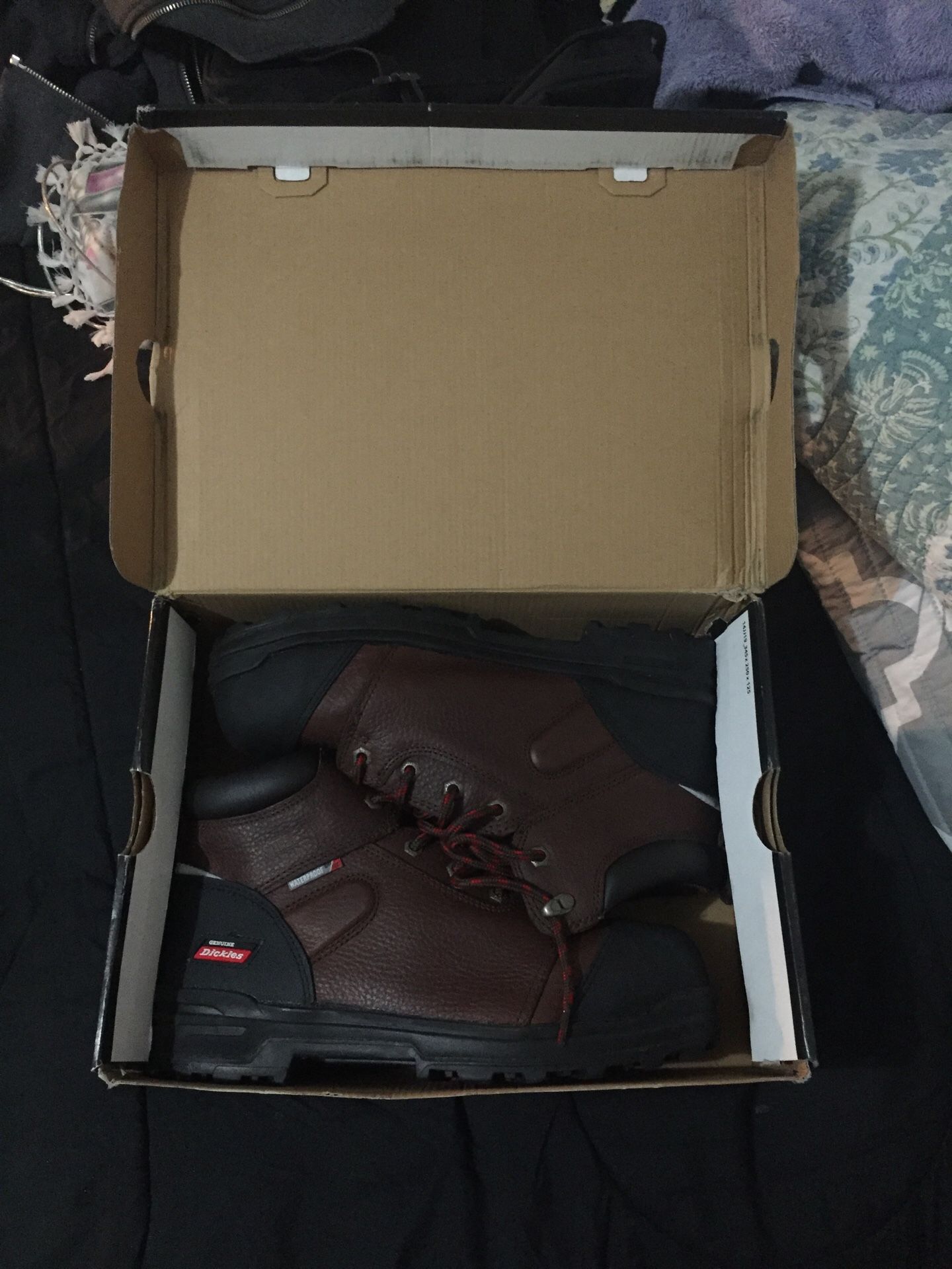 Brand new dickies work boots never used size 10 1/2 men