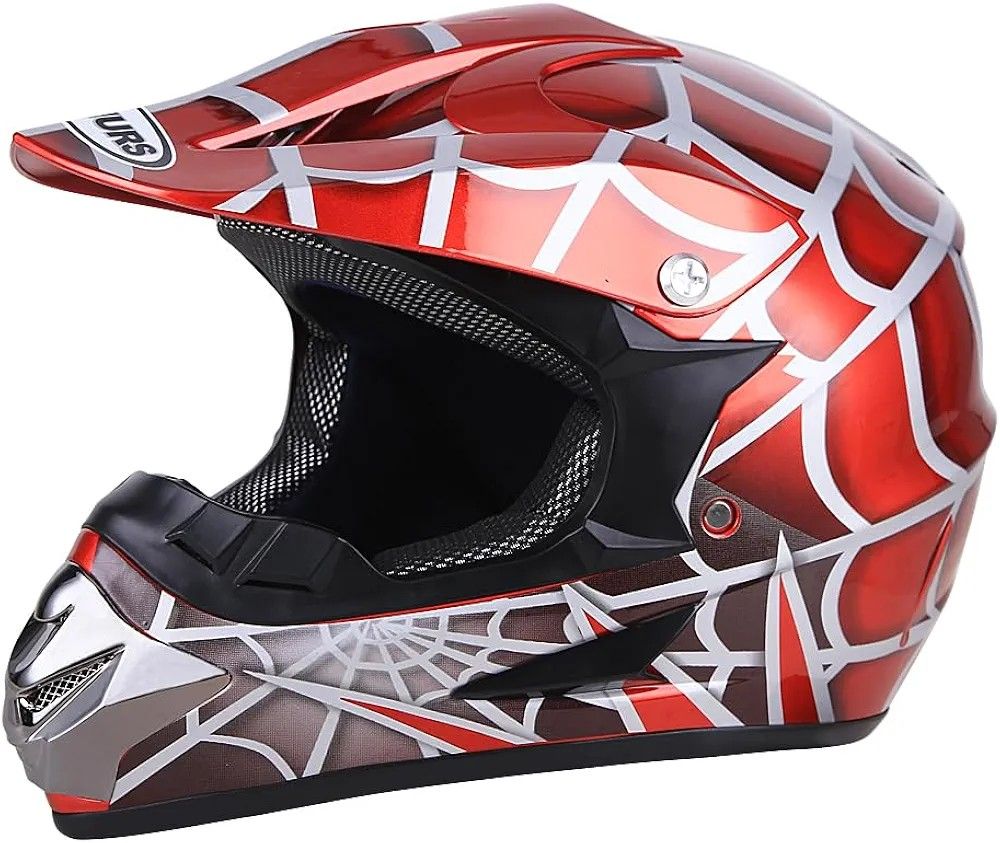 DOT Youth Dirt Bike Helmet for Boys & Girl, 4 Wheeler, Motocross, BMX, MX, UTV, Snowmobile, Go Kart, Racing, Skateboard, Baseball (M)