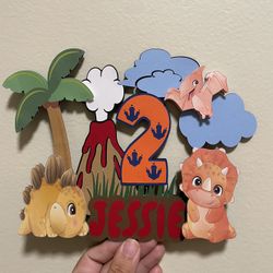 Dinosaur Cake Topper