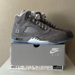 Size 10 - DS Nike Air Jordan 5s Wolf Grey 