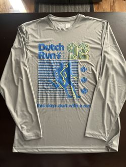 Dutch Bros Coffee Long Sleeve Dri-Fit Size Medium