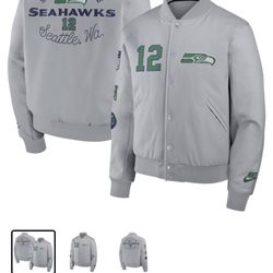 $750 retail Seahawks Wolf grey Nike Jacket