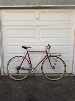 1980s Miyata 310 Vintage Road Bike with Front Rack