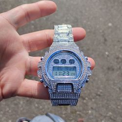 Nice bust down icey watch