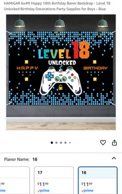 18th Birthday Backdrop