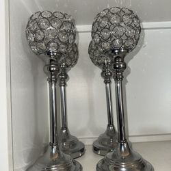 Crystal Candle Holder Set Of 11