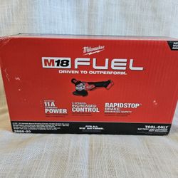 (New/Sealed) Milwaukee M18 FUEL 4 1/2" 5" Variable Speed Braking Grinder 2888-20