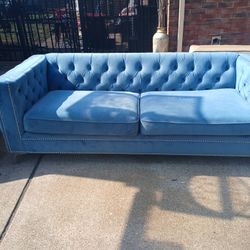 Blue Sofa 