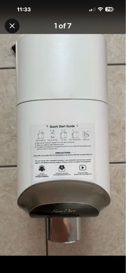 Used SimPure Y7P-BW A Countertop Reverse Osmosis Water Filtration System